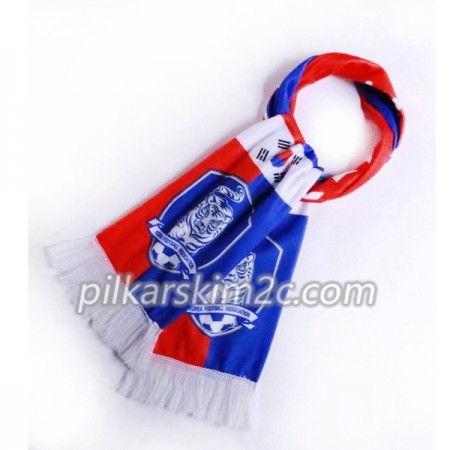 Korea Południowa Mistrzostwa Świata 2018 Szalik Niebieski Biały